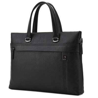 

Scarecrow MEXICAN Men's Cross Front Cowhide Business Briefcase Multifunctional Practical Casual Laptop Bag 50269 Black