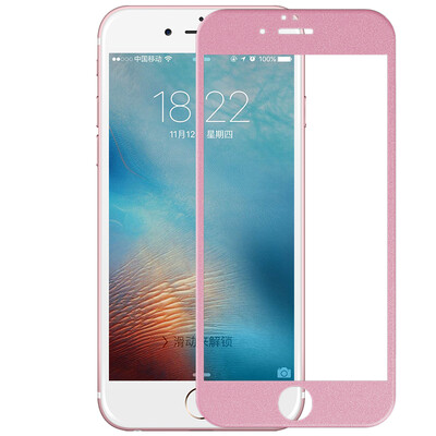 

ESK iPhone6 ​​/ 6s Plus закаленная пленка Apple 6 / 6s Plus стеклянная пленка 3D мягкий край полноэкранный высокоразрешающий взрывозащищенный мобильный телефон защитная пленка JM111-розовое золото