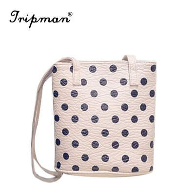 

Tripman 2016 Female small bags polka dot women's handbag vintage bag small handbags for women messenger bag polka dot bags