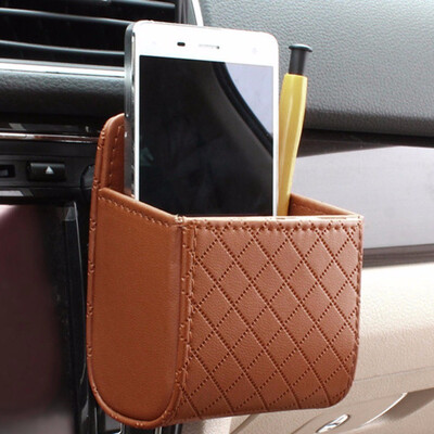 

KAWOSEN PU Leather Car Pocket Organizer Seat Console Gap Filler Side Seat Crevice Storage Box Universal Car Seat Side Gap Pocket