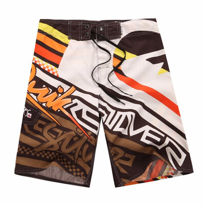 

Mans Fashion Sports Hot Spring Surfing Quick Dry Pattern Printed Beach Shorts