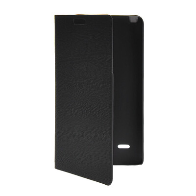 

MOONCASE Slim Leather Side Flip Wallet Card Slot Pouch with Kickstand Shell Back чехол для LG G3 Stylus / D690 Black
