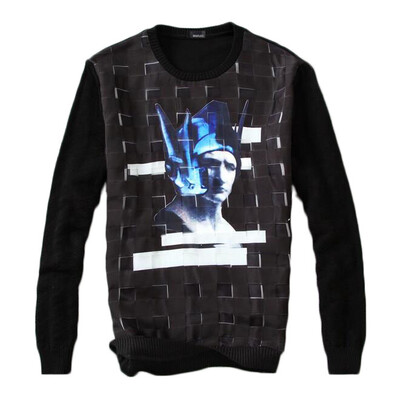 

Zogaa New Men's Sweater Printing Special Process