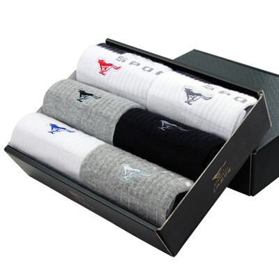 

Jingdong supermarket seven wolves SEPTWOLVES socks men&39s sports socks men combed cotton leisure cotton socks men socks 6 double mixed color 90464