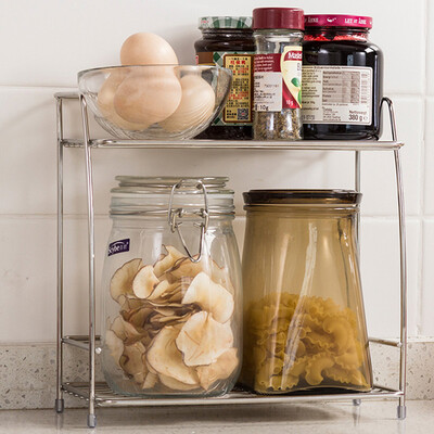 

Ou Runzhe shelf stainless steel curved bathroom rack shelf