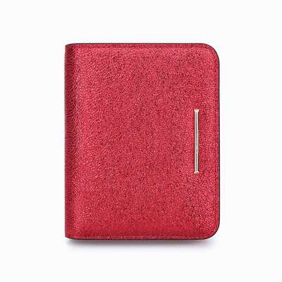 

Scarecrow MEXICAN wallet female short student Korean version of the personality cute new small fresh folding multifunctional simple red