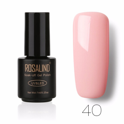 

ROSALIND Gel 1S 7ml DIY Blossom Gel Polish Professional Soak Off UV For Manicure Nail Art Semi Vernis Permanant Gel Lacquer