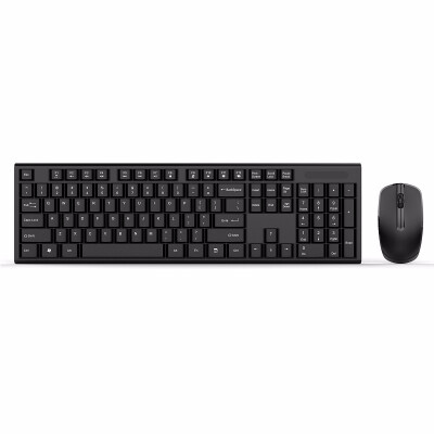 

METOO Wireless Keyboard&Mouse USB Mechanical Mute Keyboard Mouse Combo for Notebook Desktop Computer Office Game Home