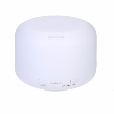 

UL Listed 500ML Essential Oil Aroma Diffuser 2 Levels Adjustable Cool Mist Maker 4 Timing Setting Ultrasonic Humidifier with 7 Col