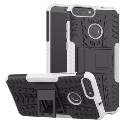 

Goowiiz Phone Case For Huawei P SmartNova 2 LiteEnjoy 2 Armor Tire Texture Rugged Protection PCTPU Full Protection