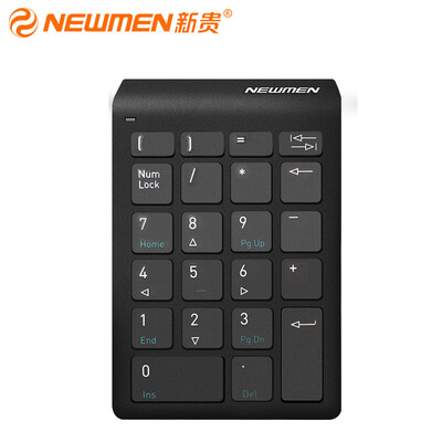 

Upstart Newmen palm treasure TK029 wireless numeric keypad external digital keypad financial accounting cashier securities keypad USB interface synchronization