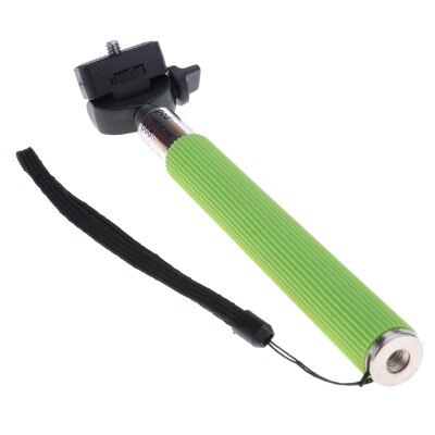 

Green Extendable Monopod Handheld Selfie Stick 7 segment for camera