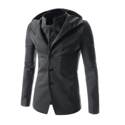 

Zogaa New Mens Suit Casual False Two