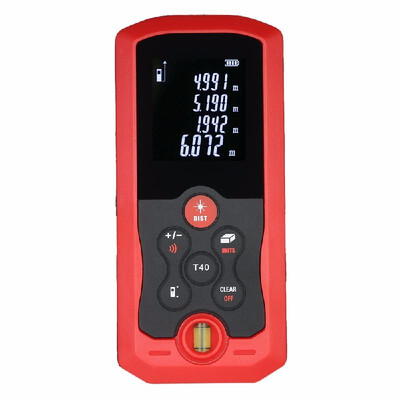 

100m Mini Hand-held LCD Digital Laser Distance Meter Range Finder Distance Area Volume Measurement 10 Groups Data Storage
