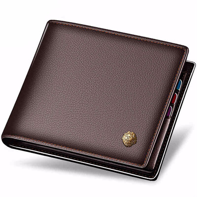 

Men genuine leather wallet card holder purse credit card case wallets