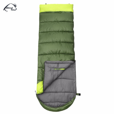 

WIND TOUR Adult Outdoor Hand Unbound Thickening Envelope Style Sleeping Bag Comfortable lightweight durable