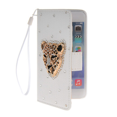 

MOONCASE Luxury Crystal Rhinestone Leather Side Flip Stand Shell Back Case Cover for Apple iPhone 6 ( 4.7 inch