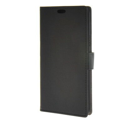 

MOONCASE Classical Multi Colored Leather Wallet Flip Card Slot Bracket Back Case Cover for Samsung Galaxy A8 Black