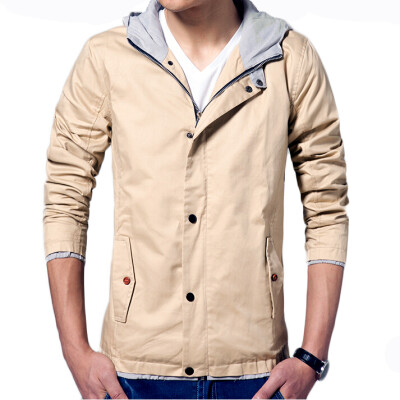 

Zogaa Autumn And Winter New Korean Men's Jacket Casual Pure Color Thin