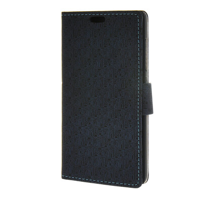 

MOONCASE Maze grid Style Wallet Leather Card Slot Bracket Back чехол для Nokia Lumia 540 N540 Sapphire