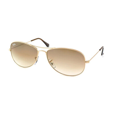 

RayBan Ray Ban sunglasses men and women fashion golden frame brown gradient lens sunglasses RB3362 001/51 59mm