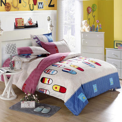 

Baolisi Tc Skin Cotton Ikea Style Blada Four Pieces Beding Set