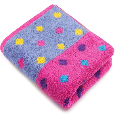 

[Jingdong Supermarket] Sanli cotton tacquard rhombus S element face towel 34 × 75cm soft water wash wash towel mixed color 3