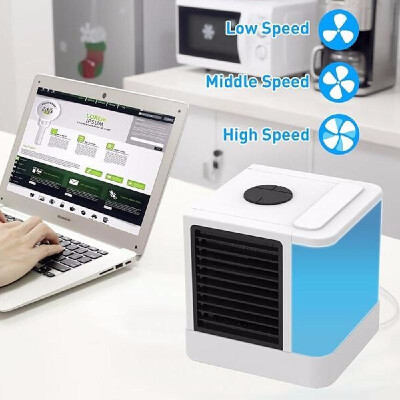 

Mini Air Cooler Quiet LED Personal Space Quick & Easy Way To Any Room Air Conditioner Home Office Appliance Refrigerant Small Fan