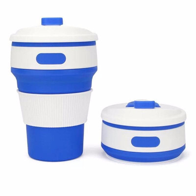 

Silica Gel Folding Portable Water Cup Bottle for Sporting Yoga Running