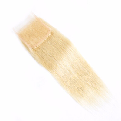 

HCDIVA Hair Good Quality Brazilian 613 Blonde Lace Closure 44 Blonde Virgin Hair Lace Front Closure Hair Piece 613 Closures