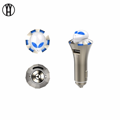 

WH A8 Professional Car Bluetooth Headset BT40 LED Stereo Earphone Smart fast Charger alien earbud Wireless Headphones for drive