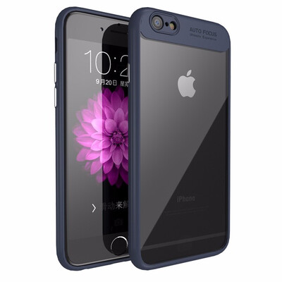 

For iPhone 6 Cases Ultra-thin TPU Frame Transparent Cover Silicone Shockproof Luxury Case For iPhone 6S Plus Full Coque