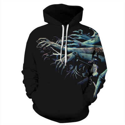 

QYDM0226Mens Hoodie 3D Printed Women Pullover Sweater