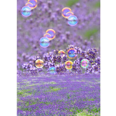 

Purple Water Bubbles Photo Backdrop 57FT Vinyl Fabric Cloth Digital Printing Photo Background s-623