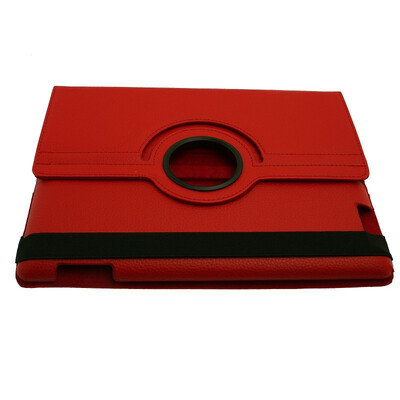 

360 DEGREE ROTATING STAND LEATHER CASE FOR IPAD 2 3 SLEEP WAKE