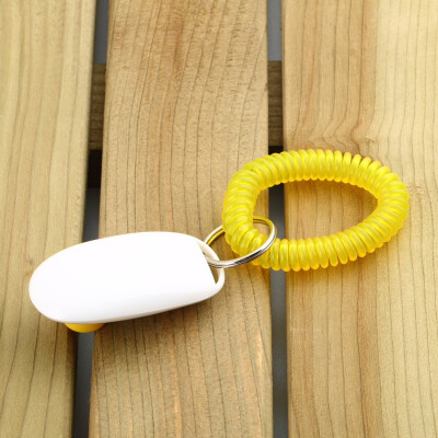 

Dog Pet Click Clicker Training Obedience Agility Trainer Aid Wrist Strap