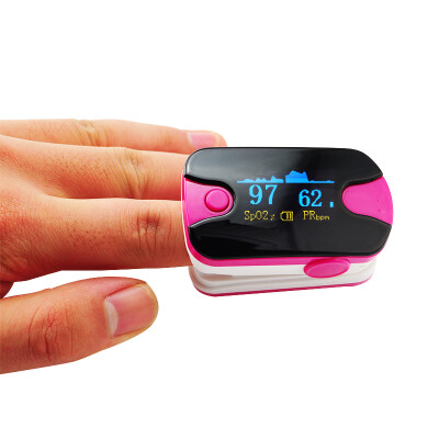 

CE&FDA proved! KH-H3 Pink Fingertip digital Pulse Oximeter SpO2 and pulse rate monitor Color OLED display with alarm with bag