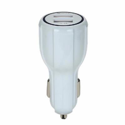

Quelima QC30 Dual USB Fast Charging Car Charger Black White