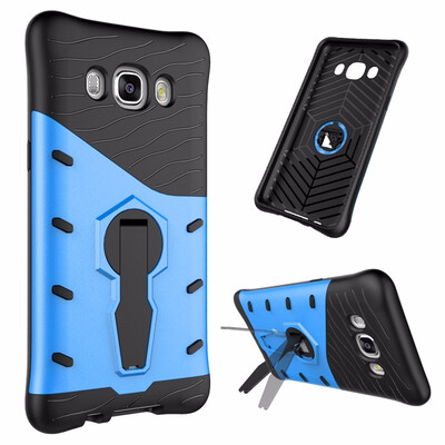 

Goowiiz Phone Case For Samsung Galaxy J310 J3 2016J510 J5 2016 Luxury Armor TPUPC Silicone Hard Bracket