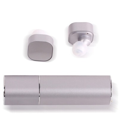 

True Wireless Stereo TWS K3 Mini Invisible Double Earpiece Wireless Sport Earphone Bluetooth 42 Headset with 500mAh power bank