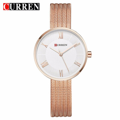 

CURREN 9020 Women Watches 2017 New Quartz Top Brand Luxury Fashion bracelet watch