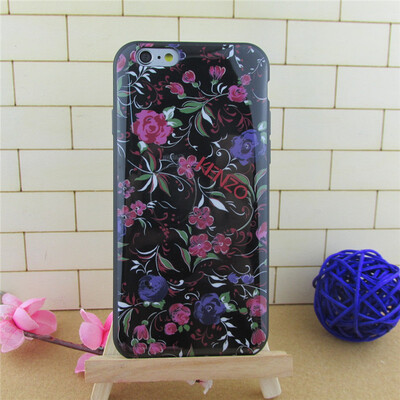 

Мягкий TPU Чехол для iPhone 6 6S/ 6Plus 6S Plus классческий цветочный принт дизайн