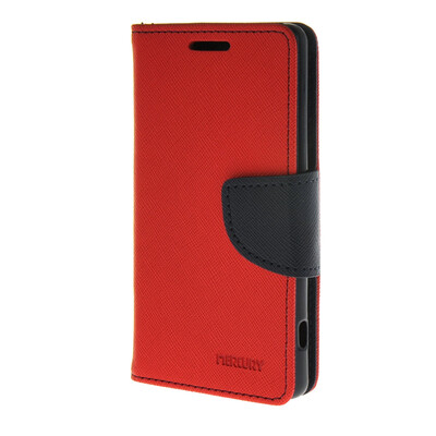 

MOONCASE Splice Color Leather Wallet Flip Card Slot Bracket Back чехол для Sony Xperia Z4 Compact (Mini) Red
