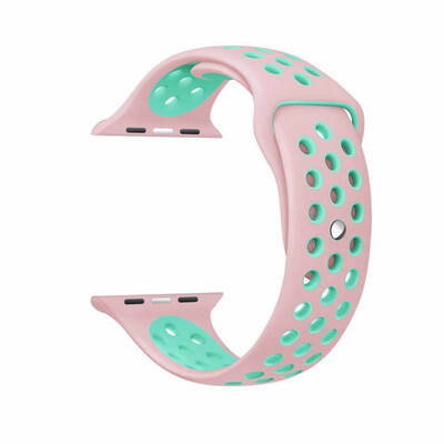 

Apple watch nice Silicone Replacement Sport Band 38mm 42mm For iWatch Series 123 Wrist Bracelet Strap For iWatch Sports