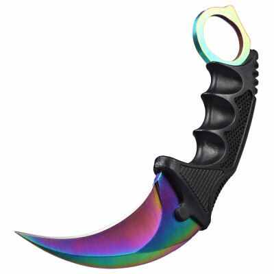 

CS GO Counter Strike Claw Knife Hunting Knives camping Stainless steel colorful knife Machete