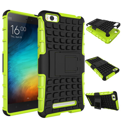 

MOONCASE шин Текстура Hybrid Kickstand PC + TPU Полное Прочный защитный 2 в 1 чехол для Xiaomi 4i m4i Mi4i ( 5.0")