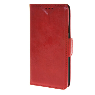 

MOONCASE ЧЕХОЛ ДЛЯ Samsung Galaxy E5 E500 Wallet Card Slot with Kickstand Flip Leather Back Red