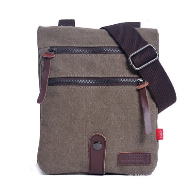 

Canvas bag summer new small shoulder bag canvas shoulder bag Messenger bag man bag