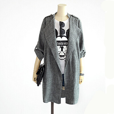 

Naixini Woman'S Autumn Loose Fat Mm Was Thin Long-Sleeved Jacket