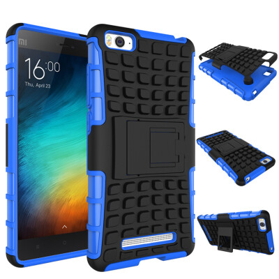 

MOONCASE шин Текстура Hybrid Kickstand PC + TPU Полное Прочный защитный 2 в 1 чехол для Xiaomi 4i m4i Mi4i ( 5.0")